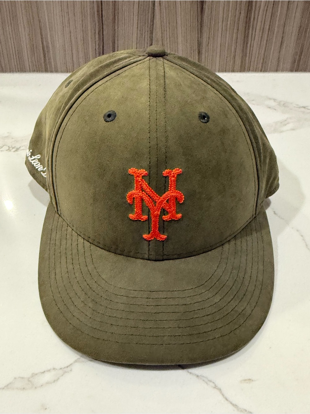 Aimé Leon Dore × New Era Mets 59FIFTY Low Profile Fitted Cap – 7 1/2 - Olive
